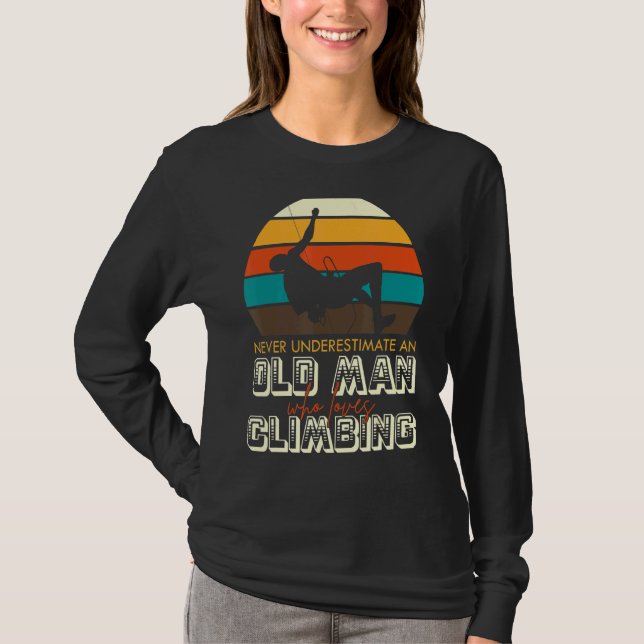 T-shirt Rock Escalade Bouldering Climb Fun 1 (Devant)