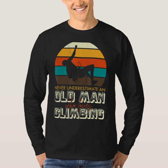 T-shirt Rock Escalade Bouldering Climb Fun 1 (Devant)