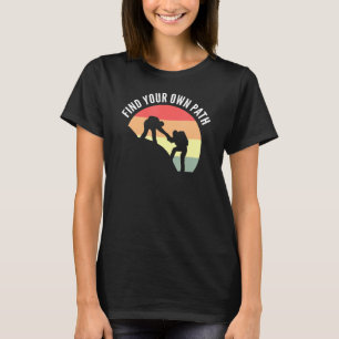T-shirt Rock Escalade Climber Aventure retro toile de couc