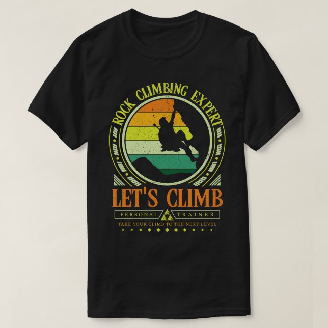 T-shirt Rock Escalade Expert pour les joueurs (Design devant)