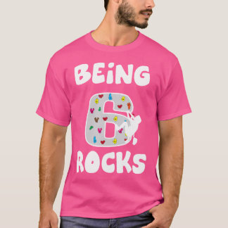 T-shirt Rock Escalade Funny 6 Ans 6E Anniversaire Cadeau