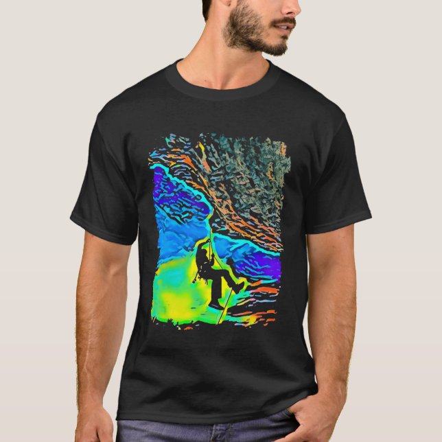 T-shirt Rock Escalade Pop Art (Devant)