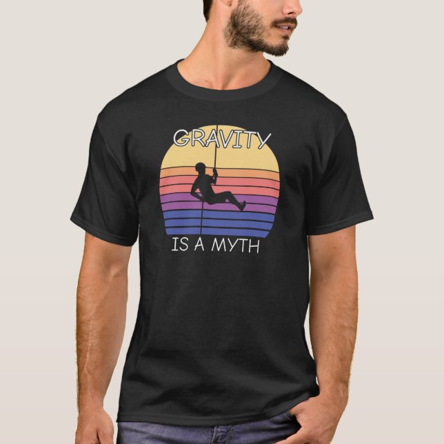 T-shirt Rock Escalade Retro Vintage (Devant)