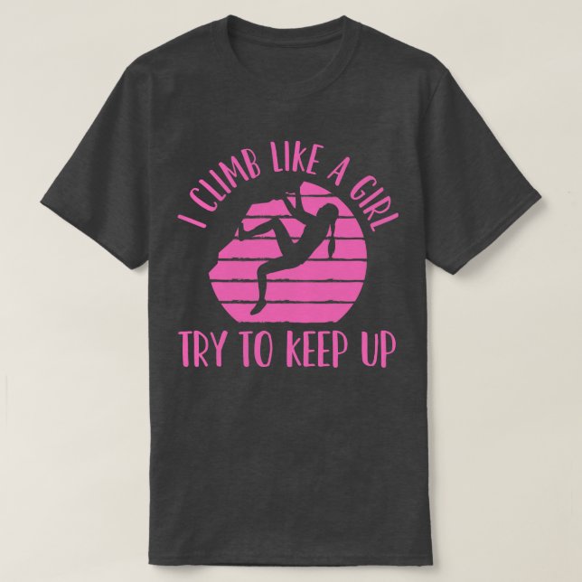 T-shirt Rock Escalade Rock Climber Bouldering 1 (Design devant)
