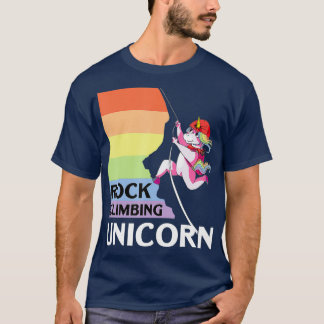T-shirt Rock Escalade Unicorn Magical Bouldering Climber