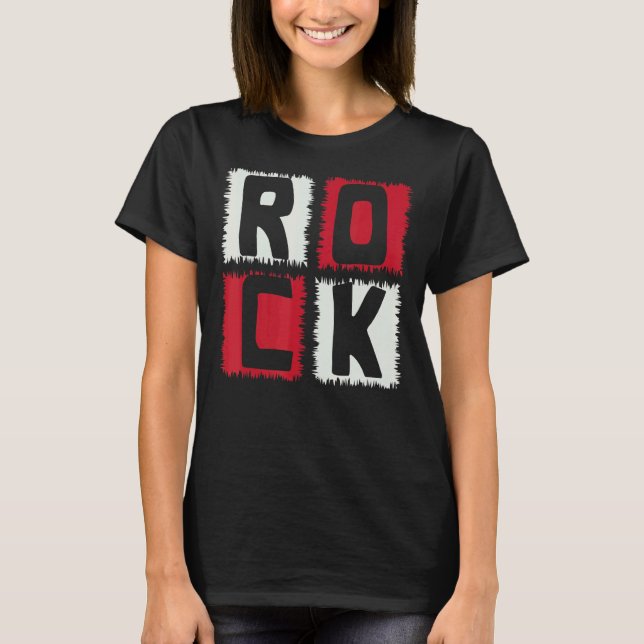 T-shirt Rock Et Roll (Devant)