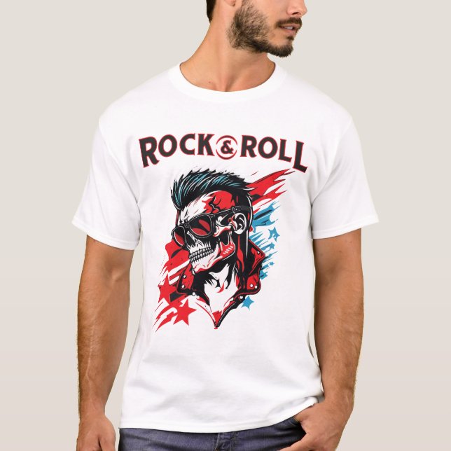 T-shirt Rock et Roll (Devant)