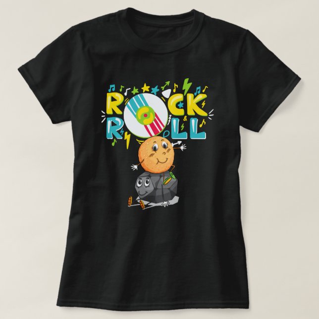 T-shirt Rock et Roll (Design devant)