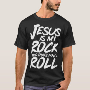 T-shirt Rock Et Roll Jesus Christian Band Rock Concert T-