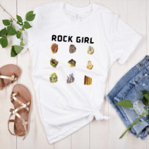 T-shirt Rock Girl Funny Vintage Rock & Crystal