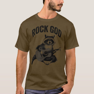 T-shirt Rock God Raccoon 1
