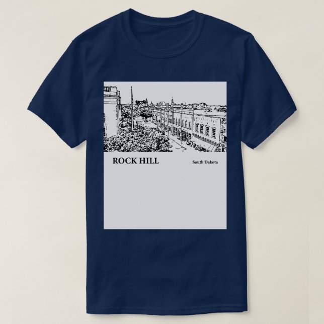 T-shirt Rock Hill South olina 3 (Design devant)