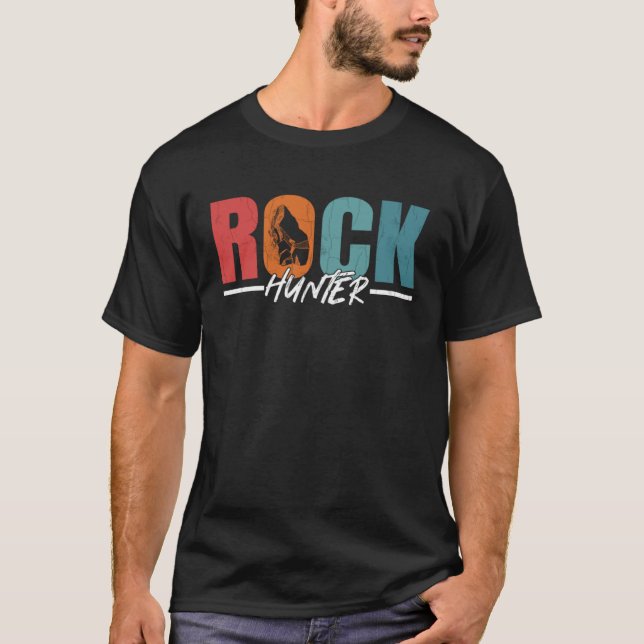 T-shirt Rock Hunter  Geology Geologist Collector Graphic (Devant)