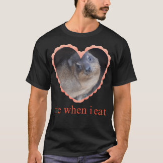 T-shirt Rock Hyrax Awawa Love Heart
