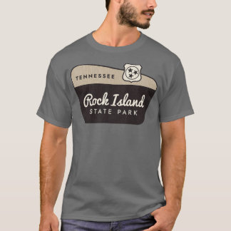 T-shirt Rock Island State Park Tennessee Affiche de bienve