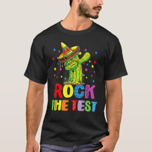 T-shirt Rock Le Jour De Test Tes Enseignant Test Squad Uni