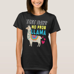 T-shirt Rock Le Jour D'Essai Llama Enseignant Tester Teach