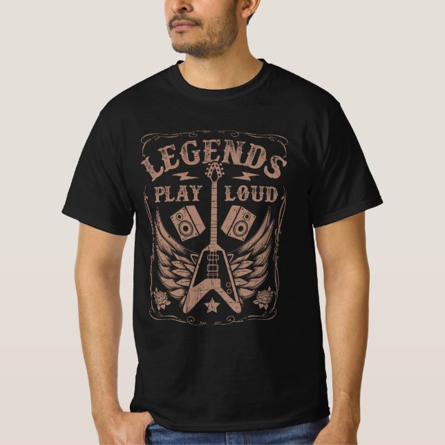 T-shirt Rock Legends (Devant)