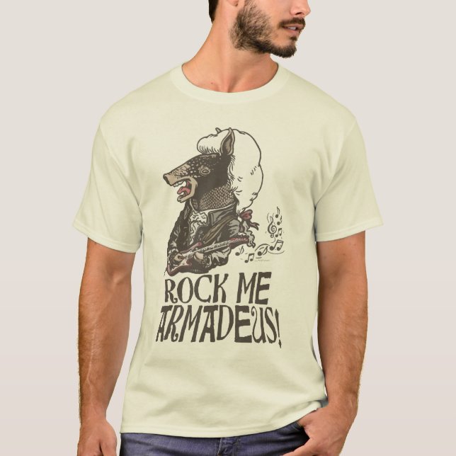 T-shirt Rock Me Armadeus Armadillo (Devant)