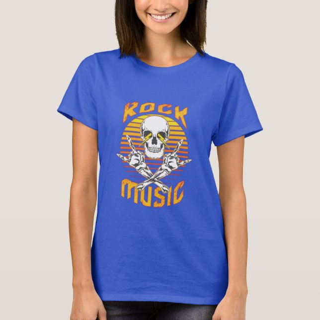 T-shirt Rock Music (Devant)