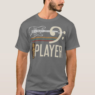 T-shirt Rock Musical Instrument basse guitare