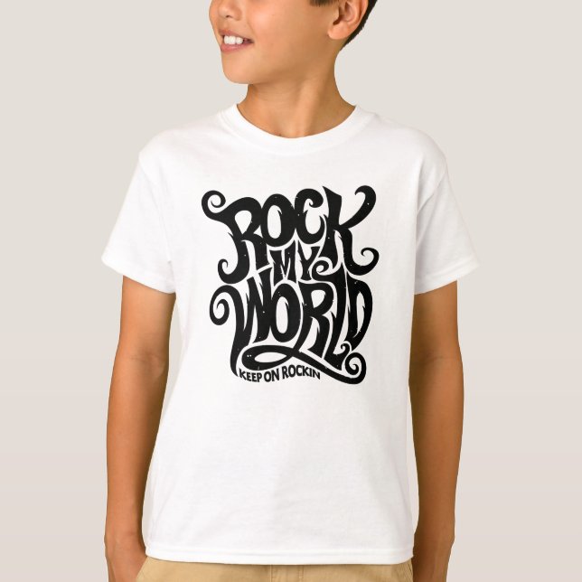 T-shirt Rock my World (Devant)