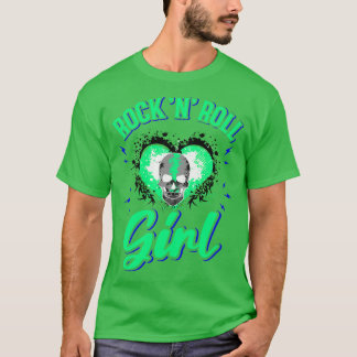 T-shirt Rock n Roll Girl Music Dancing Concert Festival 3