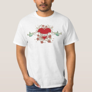 T-shirt Rock 'n' Roll Groom (Rose)