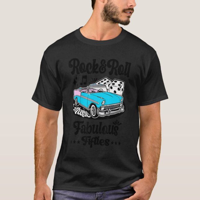T-shirt Rock N Roll les années 50 Sock Hop Rockabilly Clas (Devant)