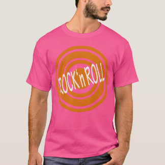 T-shirt Rock n Roll White Word girl
