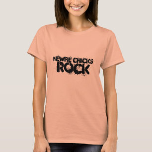 T-shirt Rock Newfie Chicks