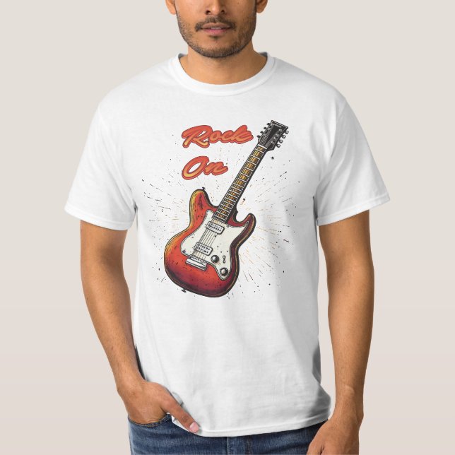 T-shirt Rock On (Devant)