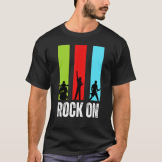 T-shirt Rock On Rock Fan De Musique Rock N Roll