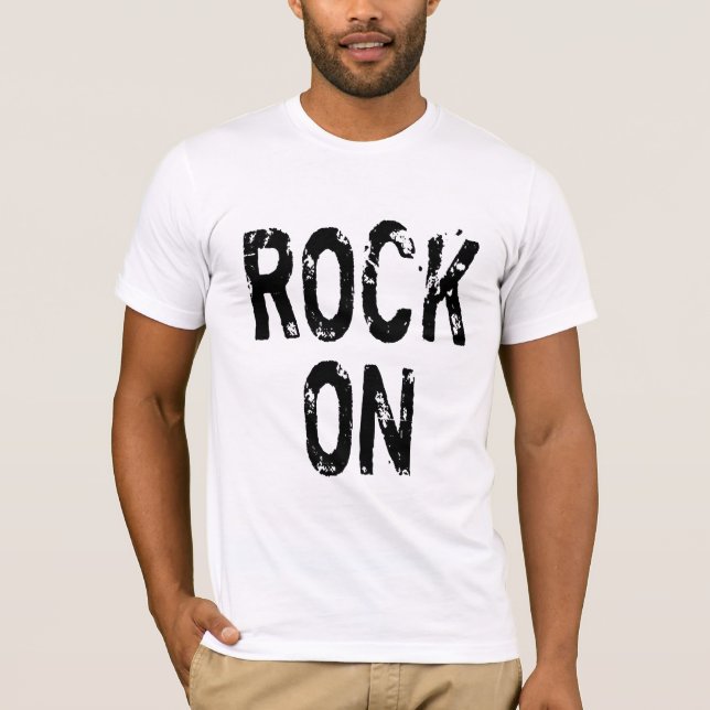 T-shirt Rock On Rock Off (Devant)