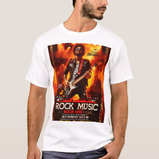 T-shirt Rock On : Tee - shirts audacieux pour les amateurs