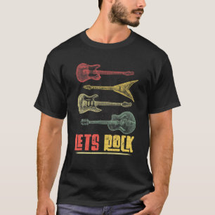 T-shirt Rock Retro Guitare Rock and Roll Lovers