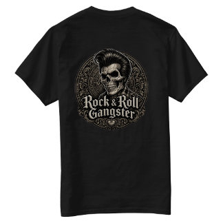 T-shirt Rock & Roll Gangster Back hit