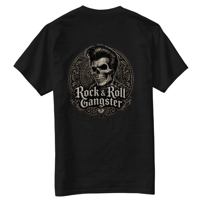 T-shirt Rock & Roll Gangster Back hit (Rock & Roll Gangster Back hit T-Shirt)