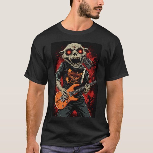 T-shirt Rock & Roll Rebel : Skull & Crossbones Tee (Devant)