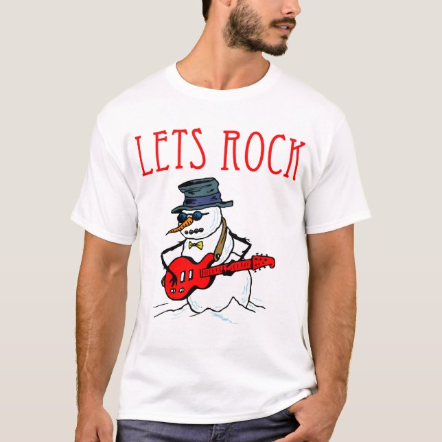 T-shirt Rock Snowman (Devant)