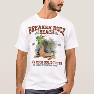 T-shirt Rock Solid Beach Vbs 2024 Retro Breaker Rock