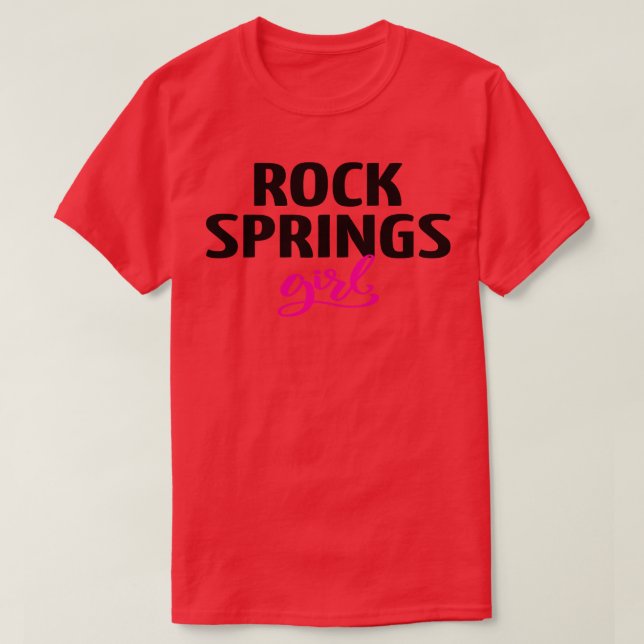 T-shirt Rock Springs Girl 1 (Design devant)