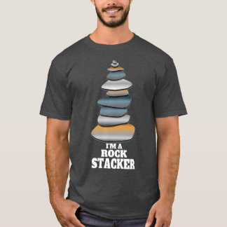 T-shirt Rock Stacking Rock Stacker Cairn Randonnée Don