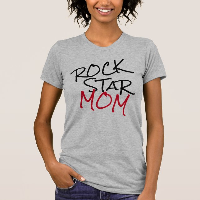 T-shirt Rock Star Maman (Devant)