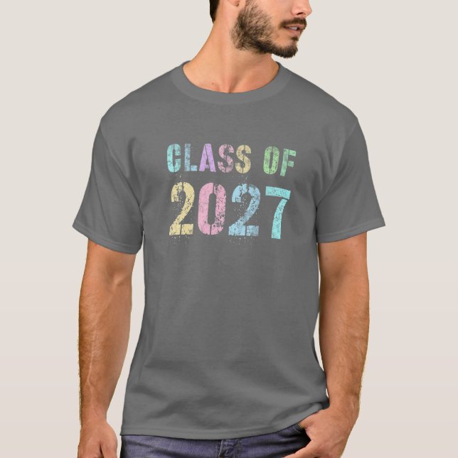 T-shirt Rock Stars Future CLASS Of 2027 Graduation Goodbye (Devant)