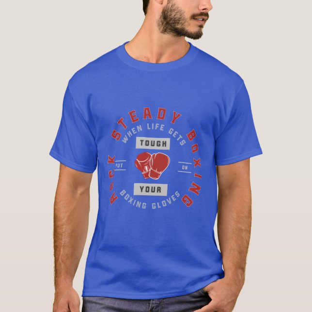 T-shirt Rock Steady Boing ParkinsonS Quand la vie devient  (Devant)
