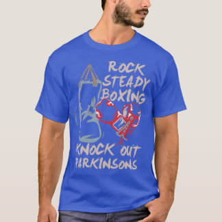 T-shirt Rock Steady Boxer Knock Out Parkinsons Fighter