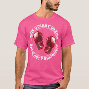 T-shirt Rock Steady Boxing Knock Out Parkinsons Fighter Re