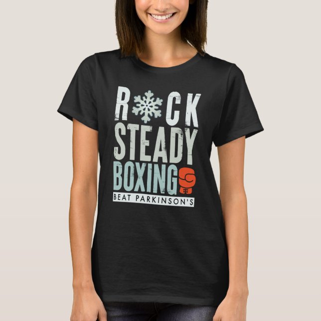 T-shirt Rock Steady Boxing Parkinson édition hiver (Devant)