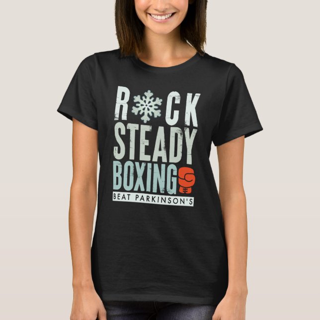T-shirt Rock Steady Boxing Parkinson's Winter Edition (Devant)
